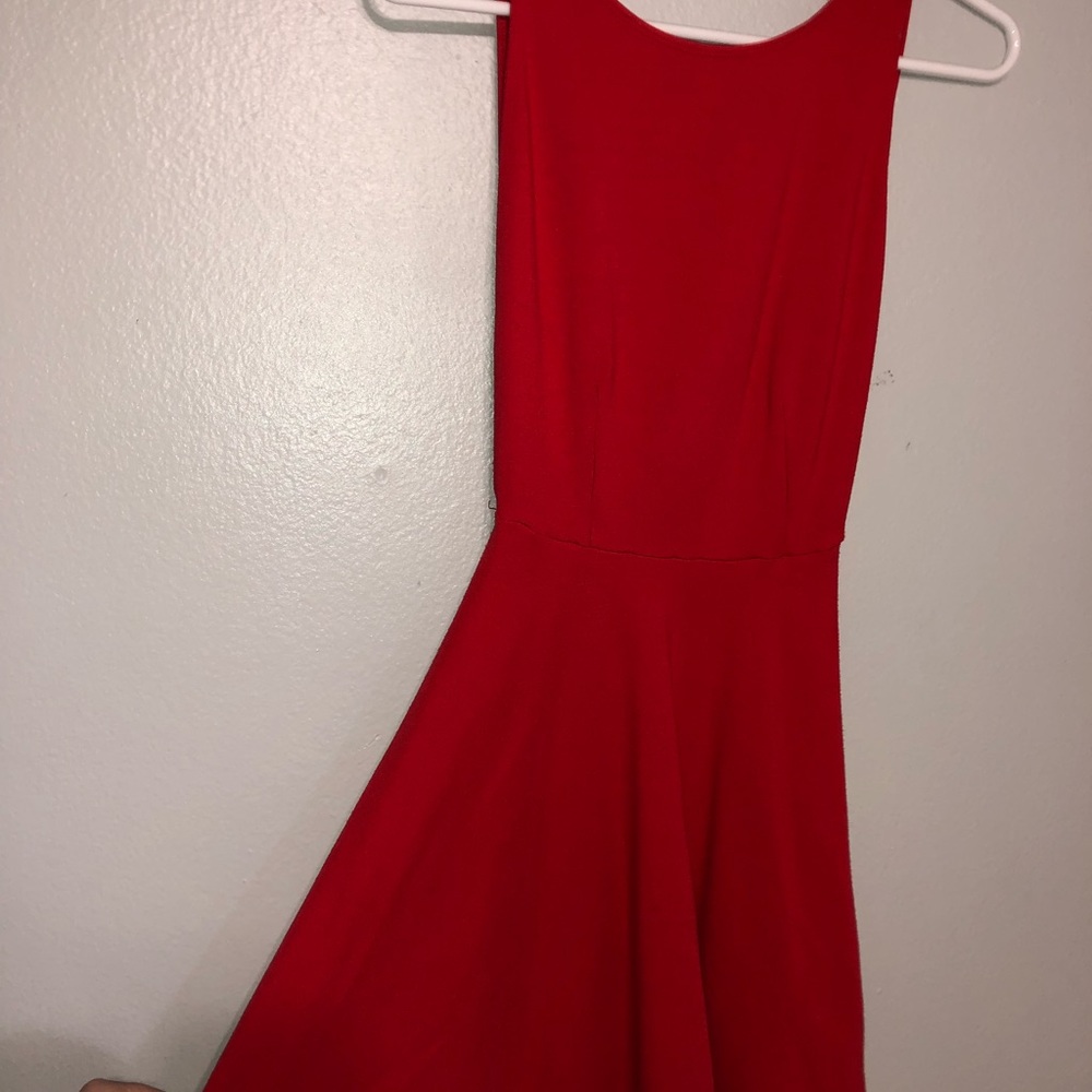 American apparel red dress